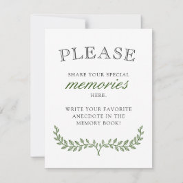 グリーンリース悔やみや弔慰共有メモリ サンキューカード