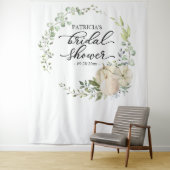 グリーンリース かぼちゃ 秋のブライダルシャワー 背景 タペストリー (インサイチュ)