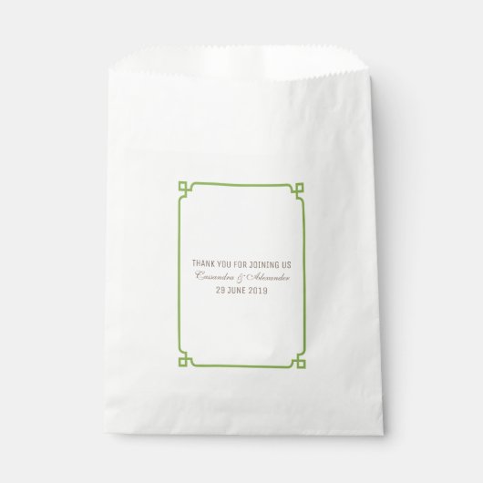 グリーンリーデコシック結婚ズ フェイバーバッグ (正面)