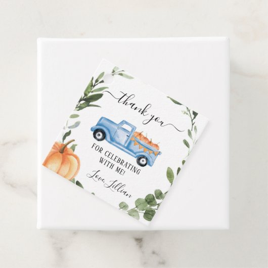 グリーンリートラックカボプキンサンキューラベル フェイバータグ (インサイチュ)