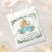 グリーンリーノアズアークキュート動物ベビー誕生日 フェイバーバッグ (クリップ留めされた状態)