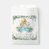 グリーンリーノアズアークキュート動物ベビー誕生日 フェイバーバッグ (正面)