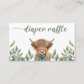 グリーンリーハイランドカウオムツラッフル エンクロージャーカード (裏面)