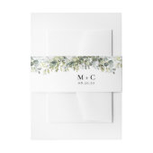 グリーンリーハーブ結婚式招待状ベリーバンド 招待状ベリーバンド (正面例)