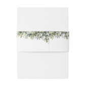 グリーンリーハーブ結婚式招待状ベリーバンド 招待状ベリーバンド (裏面例)