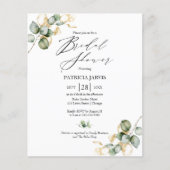 グリーンリーバジェットブライダルシャワーへの招待 チラシ (正面)
