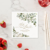 グリーンリーパンプキン秋の結婚式 スタンダードカクテルナプキン (インサイチュ)