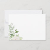 グリーンリーパーソナライズされた事業 ノートカード (裏面)