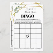 グリーンリービンゴブライダルシャワーバイリンガルゲーム (正面/裏面)