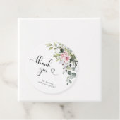 グリーンリーピンクローズベビーシャワーギフトラベル フェイバータグ (インサイチュ)