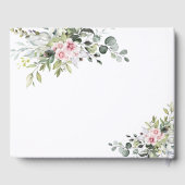 グリーンリーピンクローズ結婚ズゲストブック ゲストブック (裏面)