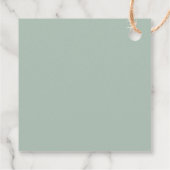 グリーンリーピンク赤面結婚フローラ フェイバータグ (裏面)