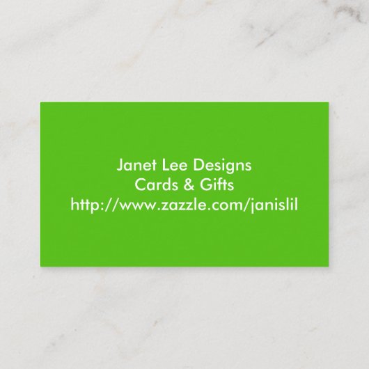 グリーンリーフの名刺 名刺 (裏面)