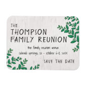 グリーンリーファミリー懇親会保存日 マグネット (横)