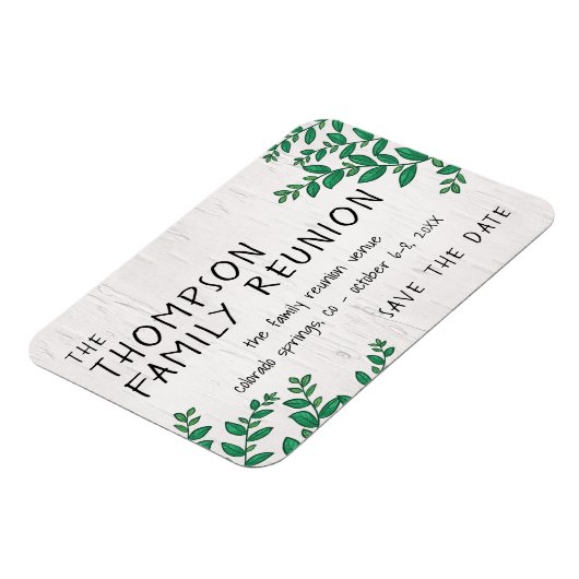 グリーンリーファミリー懇親会保存日 マグネット (左側)