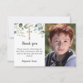 グリーンリーファースト聖餐式サンキューカード サンキューカード (正面)