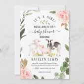 グリーンリーファームベビーシャワー招待状 招待状 (正面)