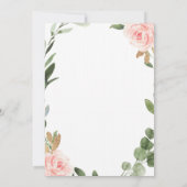 グリーンリーファーム誕生日招待状と花 招待状 (裏面)