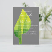 グリーンリーフエコ結婚自然 招待状 (スタンド正面)