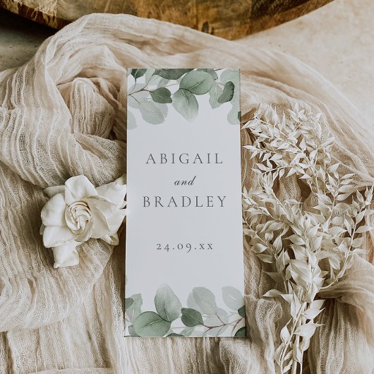 グリーンリーフエレガントの式結婚プログラム