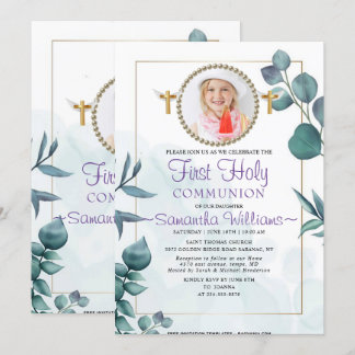 グリーンリーフォトファースト招待状 招待状