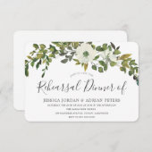 グリーンリーフカントリー素朴リハーサルディナー 招待状 (正面/裏面)