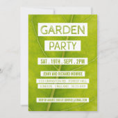 グリーンリーフガーデンパーティー 招待状 (正面)