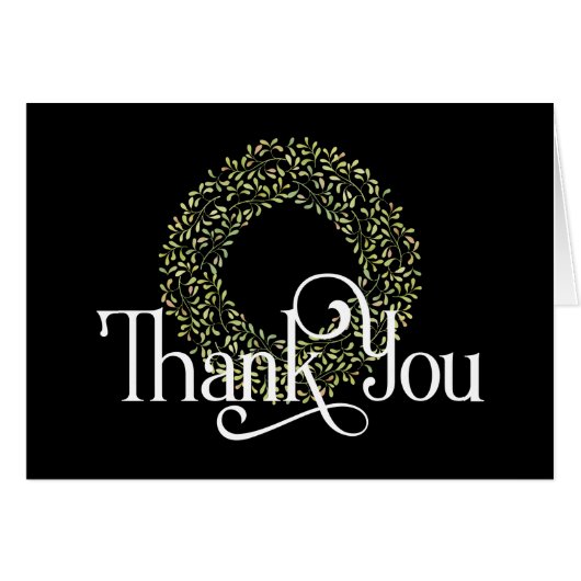 グリーンリーフクリスマスリース (正面横)