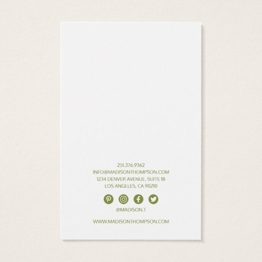 グリーンリーフジュエリーネックレスピアス (裏面)