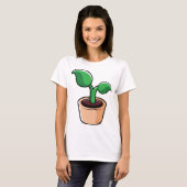 グリーンリーフハウスプラント Tシャツ (正面フル)