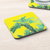 グリーンリーフバナナ植物 コースター (左側)