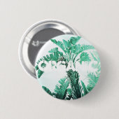 グリーンリーフバナナ植物 缶バッジ (正面&裏面)