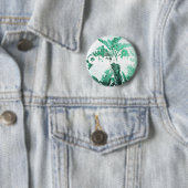 グリーンリーフバナナ植物 缶バッジ (インサイチュ)