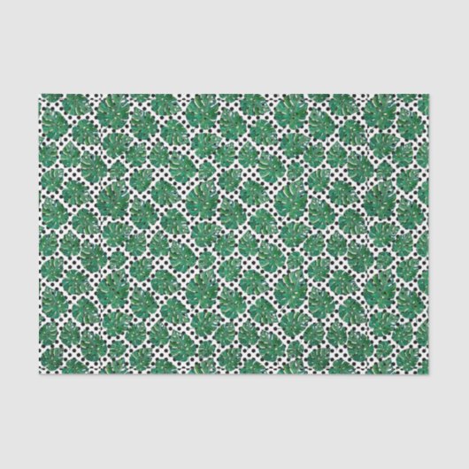 グリーンリーフパターン10 薄葉紙 (正面)