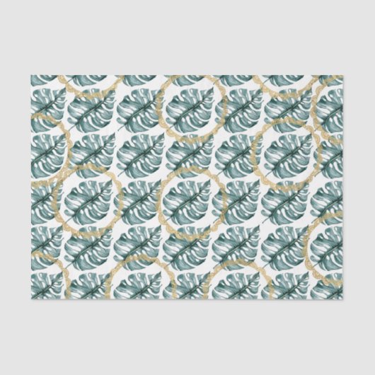 グリーンリーフパターン11 薄葉紙 (正面)