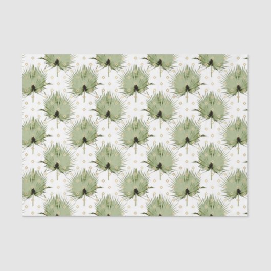 グリーンリーフパターン13 薄葉紙 (正面)