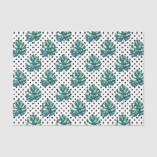 グリーンリーフパターン18 薄葉紙 (正面)