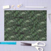 グリーンリーフパターン1 薄葉紙 (クラフト)