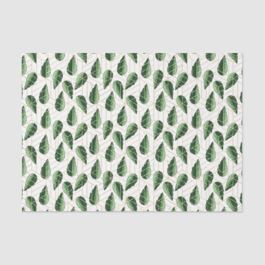 グリーンリーフパターン24 薄葉紙 (正面)