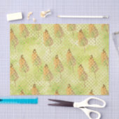 グリーンリーフパターン9 薄葉紙 (クラフト)