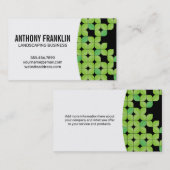 グリーンリーフパターン 名刺 (正面/裏面)
