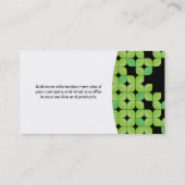 グリーンリーフパターン 名刺 (裏面)