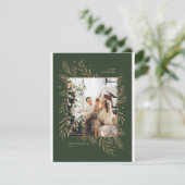 グリーンリーフファミリーフォトフレームカード シーズンカード (スタンド正面)