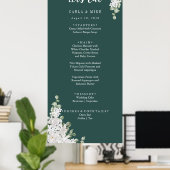 グリーンリーフフローラありがとう結婚とメニュー ポスター (ホームオフィス)