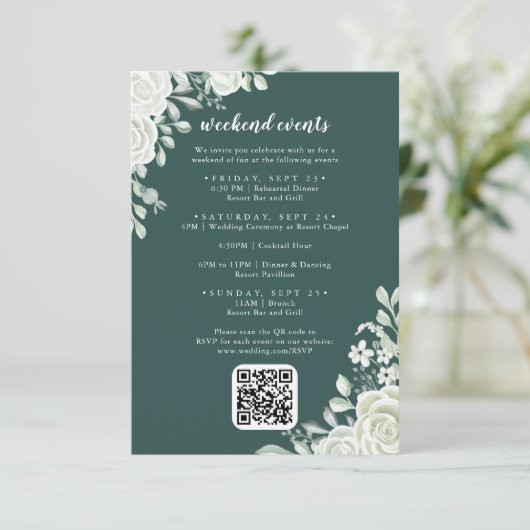 グリーンリーフフローラウィークエンドイベントエンクロージャ エンクロージャーカード (スタンド正面)