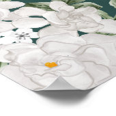 グリーンリーフフローラ印刷可結婚能ポスター ポスター (角)