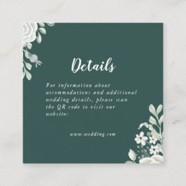 グリーンリーフフローラQRコード詳細 エンクロージャーカード