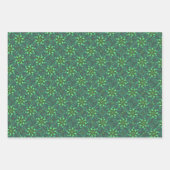グリーンリーフプリント包装紙シート ラッピングペーパーシート (正面)