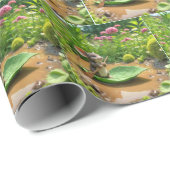 グリーンリーフボートを漕ぐマウス ラッピングペーパー (ロールコーナー)