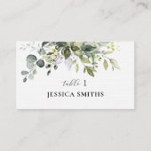 グリーンリーフラット座席表 プレイスカード (正面)